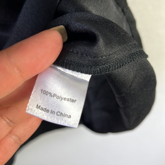 Tuckernuck Black Brooke Mini dress size M  two pockets NWT - Picture 9 of 9